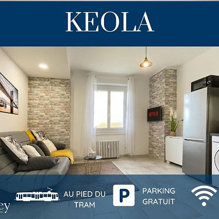 Homey Keola - Parking Prive Gratuit - Aux Portes De Geneve - Au Pied Du Tram - Appartement Avec 1 Chambre Et Un Grand Salon Avec Un Canape-Lit Ambilly Dış mekan fotoğraf