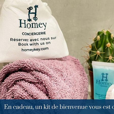 Homey Keola - Parking Prive Gratuit - Aux Portes De Geneve - Au Pied Du Tram - Appartement Avec 1 Chambre Et Un Grand Salon Avec Un Canape-Lit Ambilly Dış mekan fotoğraf