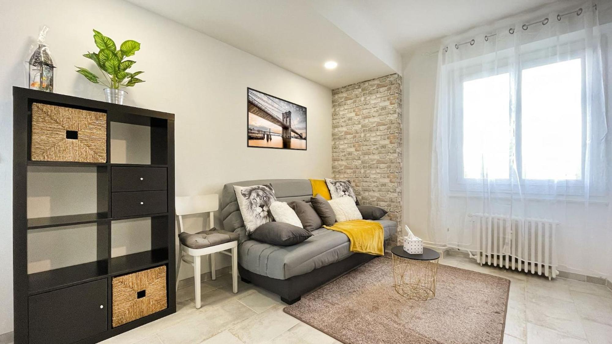Homey Keola - Parking Prive Gratuit - Aux Portes De Geneve - Au Pied Du Tram - Appartement Avec 1 Chambre Et Un Grand Salon Avec Un Canape-Lit Ambilly Dış mekan fotoğraf