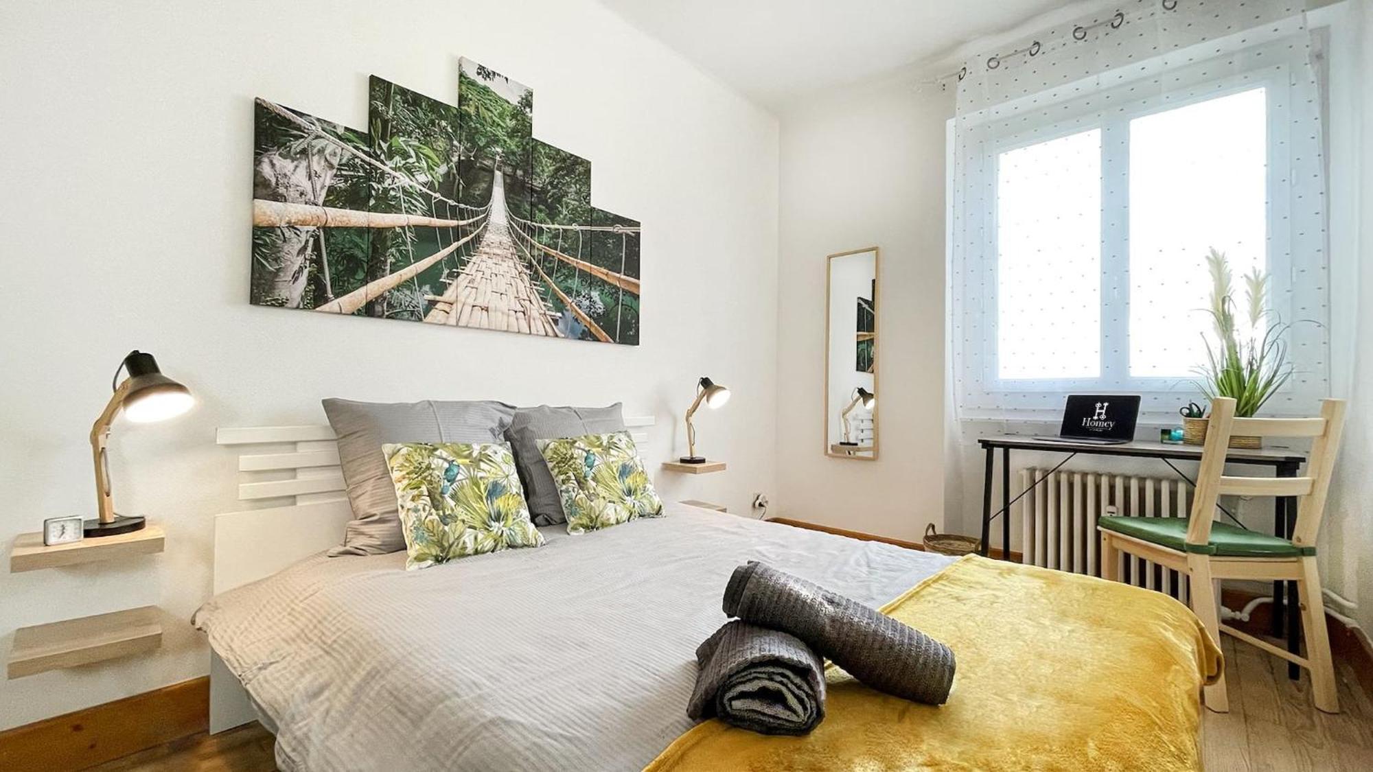 Homey Keola - Parking Prive Gratuit - Aux Portes De Geneve - Au Pied Du Tram - Appartement Avec 1 Chambre Et Un Grand Salon Avec Un Canape-Lit Ambilly Dış mekan fotoğraf