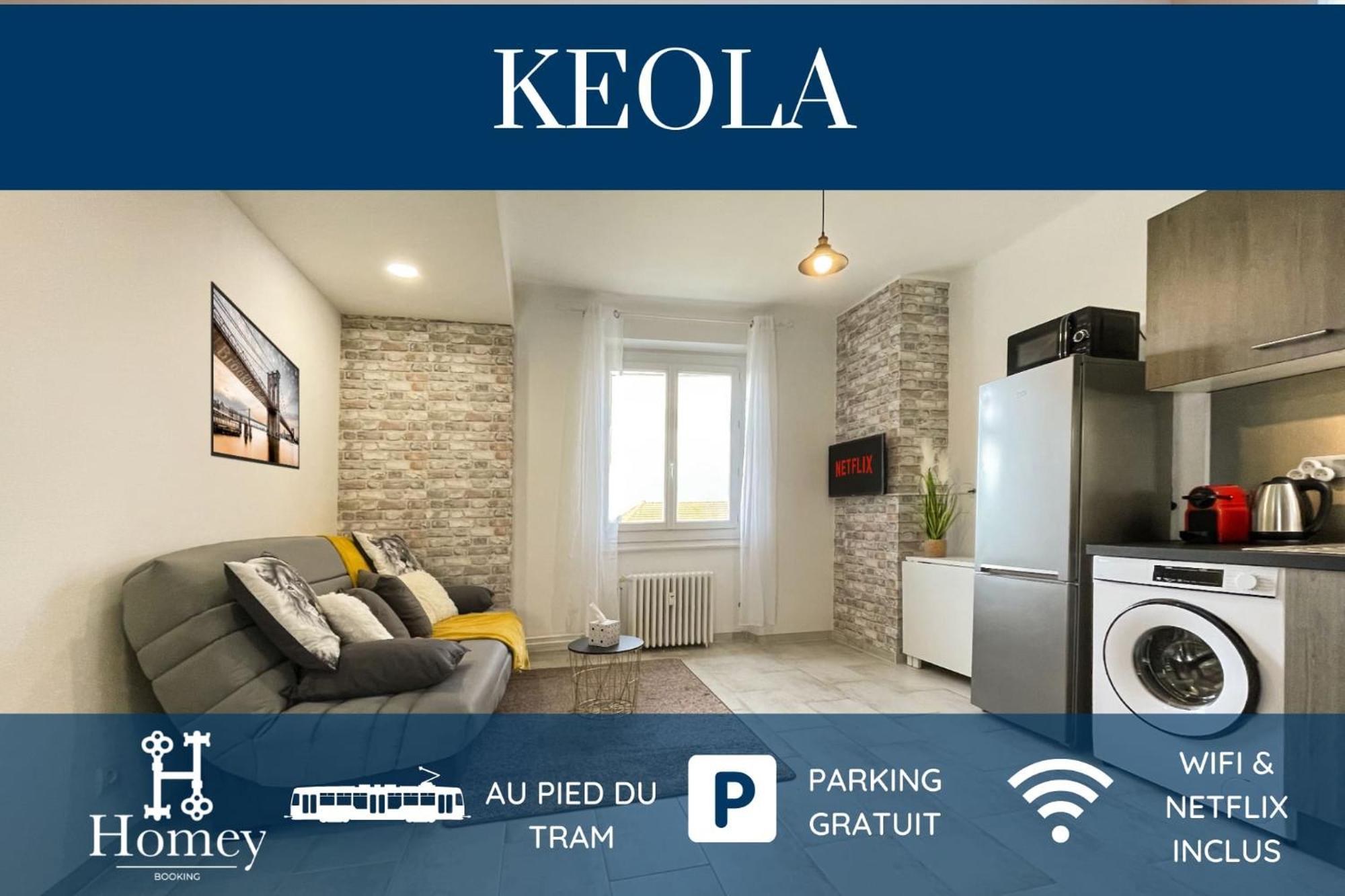 Homey Keola - Parking Prive Gratuit - Aux Portes De Geneve - Au Pied Du Tram - Appartement Avec 1 Chambre Et Un Grand Salon Avec Un Canape-Lit Ambilly Dış mekan fotoğraf