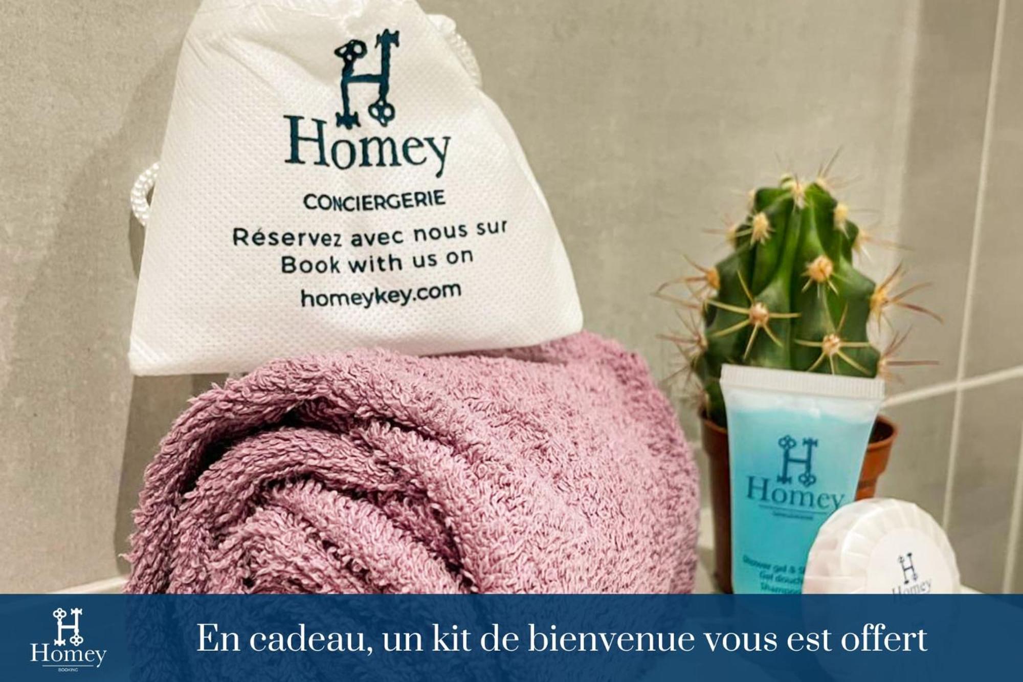 Homey Keola - Parking Prive Gratuit - Aux Portes De Geneve - Au Pied Du Tram - Appartement Avec 1 Chambre Et Un Grand Salon Avec Un Canape-Lit Ambilly Dış mekan fotoğraf